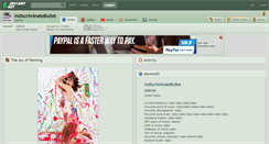Desktop Screenshot of indiscriminatebullet.deviantart.com