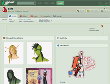 Tablet Screenshot of feht.deviantart.com