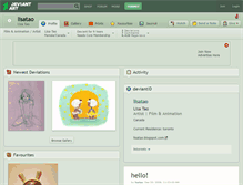 Tablet Screenshot of lisatao.deviantart.com