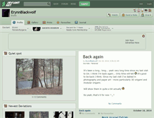 Tablet Screenshot of erynnblackwolf.deviantart.com