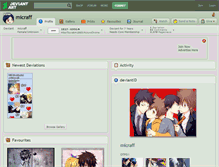 Tablet Screenshot of micraff.deviantart.com