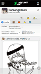 Mobile Screenshot of darkangelkura.deviantart.com