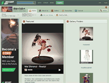 Tablet Screenshot of doa-club.deviantart.com