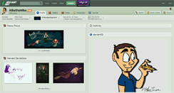Desktop Screenshot of mikethemike.deviantart.com
