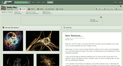 Desktop Screenshot of geeky-boy.deviantart.com