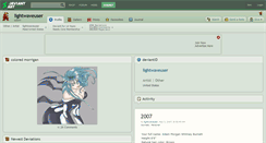 Desktop Screenshot of lightwaveuser.deviantart.com