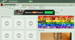 Desktop Screenshot of goldenwingedangel.deviantart.com