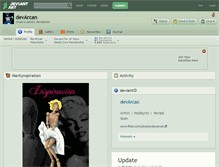 Tablet Screenshot of devarcan.deviantart.com