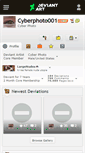 Mobile Screenshot of cyberphoto001.deviantart.com