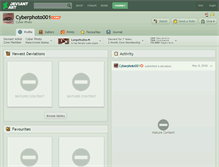 Tablet Screenshot of cyberphoto001.deviantart.com