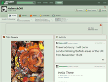Tablet Screenshot of mallenroh001.deviantart.com