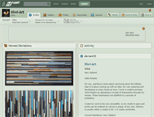 Tablet Screenshot of kiwi-art.deviantart.com