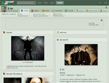 Tablet Screenshot of e-ve.deviantart.com