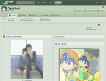 Tablet Screenshot of digitalyoshi.deviantart.com