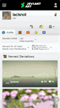 Mobile Screenshot of lacisnot.deviantart.com