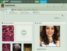 Tablet Screenshot of angelicroyalty.deviantart.com