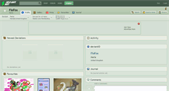 Desktop Screenshot of flofox.deviantart.com