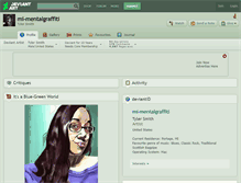 Tablet Screenshot of mi-mentalgraffiti.deviantart.com