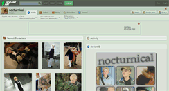 Desktop Screenshot of nocturnical.deviantart.com