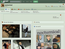 Tablet Screenshot of nocturnical.deviantart.com
