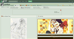 Desktop Screenshot of lauraryou.deviantart.com
