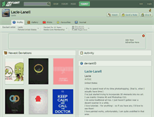 Tablet Screenshot of lacie-lanell.deviantart.com