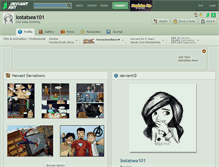 Tablet Screenshot of lostatsea101.deviantart.com