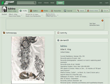 Tablet Screenshot of kshino.deviantart.com
