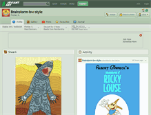 Tablet Screenshot of brainstorm-bw-style.deviantart.com