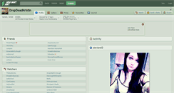 Desktop Screenshot of dropdeadkristin.deviantart.com