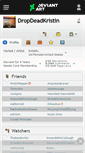 Mobile Screenshot of dropdeadkristin.deviantart.com
