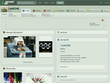 Tablet Screenshot of cameone.deviantart.com