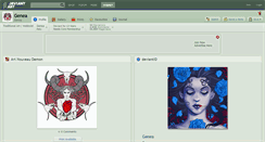 Desktop Screenshot of genea.deviantart.com
