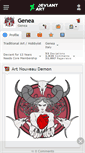 Mobile Screenshot of genea.deviantart.com