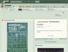 Tablet Screenshot of fonteart.deviantart.com