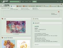Tablet Screenshot of anyvaj.deviantart.com