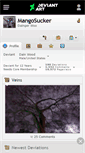 Mobile Screenshot of mangosucker.deviantart.com