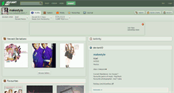 Desktop Screenshot of makestyle.deviantart.com