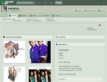 Tablet Screenshot of makestyle.deviantart.com