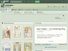 Tablet Screenshot of matthughes.deviantart.com