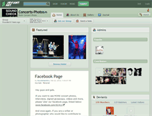 Tablet Screenshot of concerts-photos.deviantart.com
