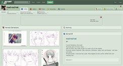 Desktop Screenshot of mad-red-hat.deviantart.com