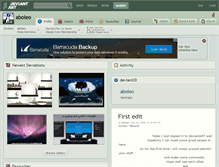 Tablet Screenshot of aboleo.deviantart.com