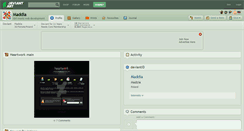 Desktop Screenshot of maddia.deviantart.com