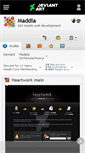 Mobile Screenshot of maddia.deviantart.com
