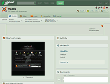 Tablet Screenshot of maddia.deviantart.com
