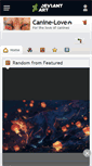 Mobile Screenshot of canine-love.deviantart.com