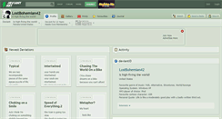 Desktop Screenshot of lostbohemian42.deviantart.com