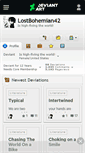 Mobile Screenshot of lostbohemian42.deviantart.com