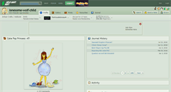 Desktop Screenshot of lonesome-wolf-child.deviantart.com